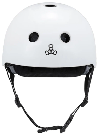 Kask Triple eight - Deep Cover  white