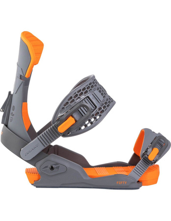 Męskie Wiązania snowboardowe - grey/orange