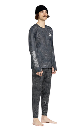 Odzież termiczna - Legginsy aktywne Volcom M V Science Black