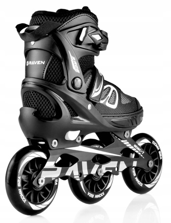 Rolki Regulowane Advance black BIG WHEELS 