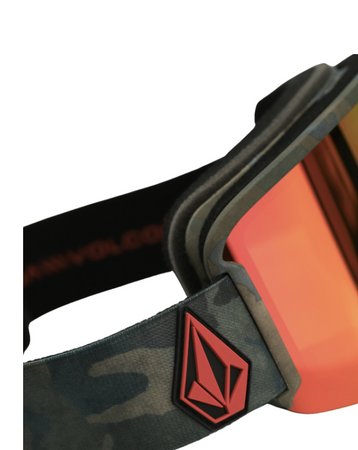 Gogle Snowboardowe - Volcom Garden cloudwash camo/red chrome+bl yellow