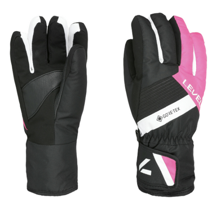 Rękawice ski - Level Neo Jr Gore Tex JR fucsia
