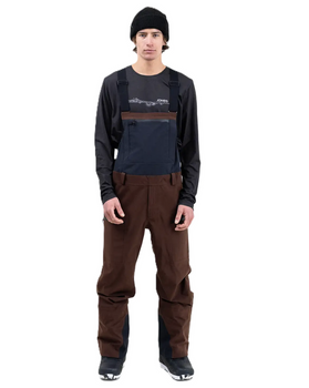 Spodnie snowboardowe Jones - Shralpinist Stretch Recycled 3L Bib Brown