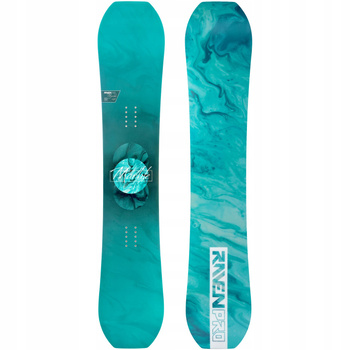 Damska Deska snowboardowa RAVEN PRO Marble Carbon Mint
