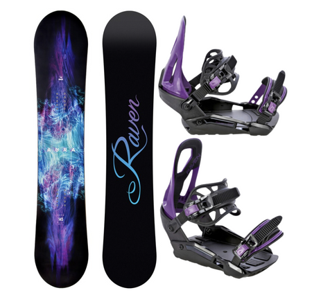 Damski zestaw snowboard Raven Aura