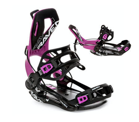 Wiązania Snowboardowe RAVEN Fastec FT360 Fuchsia