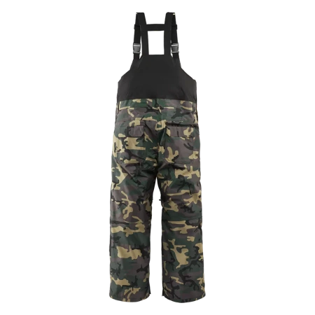 Męskie Spodnie snowboardowe - ThirtyTwo Basement Bib Camo 