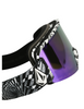 Gogle Snowboardowe - Volcom Garden op art/purple chrome+bl yellow