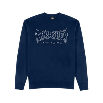 Bluza Thrasher -  Metal Crewneck Navy blue