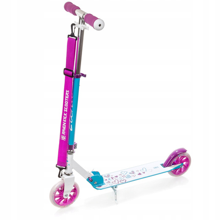 Hulajnoga Składana Raven Elena 145mm Kółka LED