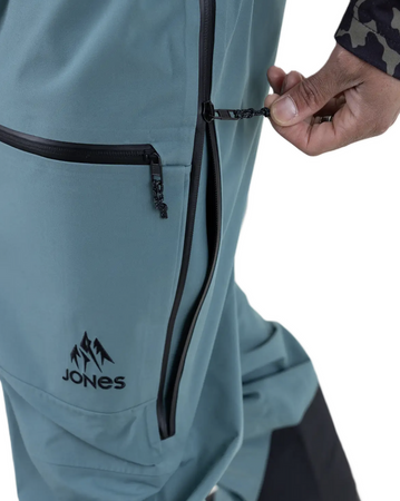 Spodnie snowboardowe Jones - Shralpinist Stretch Recycled 3L Bib blue
