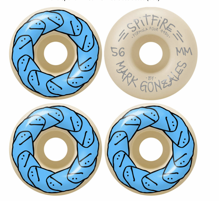 Kółka do deskorolki Spitfire -  F4 Gonz Shmoo Classic blue