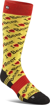 Męskie Skarpety Snowboardowe - ThirtyTwo Tm Merino yellow