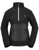 Damska Bluza aktywna Volcom Polar 1/2 Zip black 2024