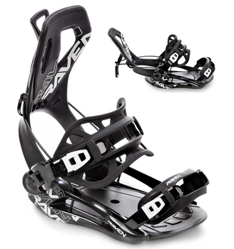 Wiązania Snowboardowe RAVEN Fastec FT360 Black