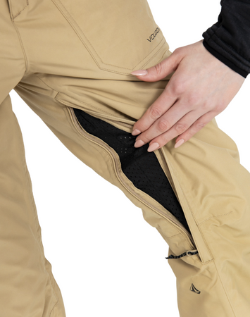 Damskie Spodnie snowboardowe Volcom Knox Ins Gore Tex Sand