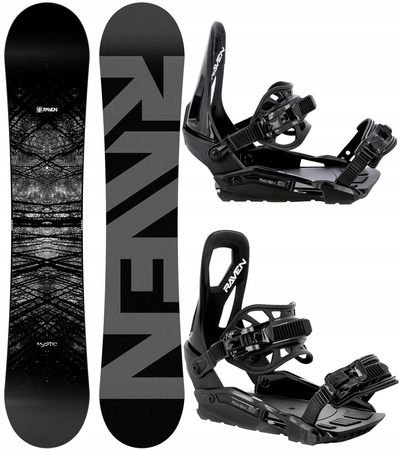 Męski zestaw Snowboard RAVEN mystic  + Wiązania s230
