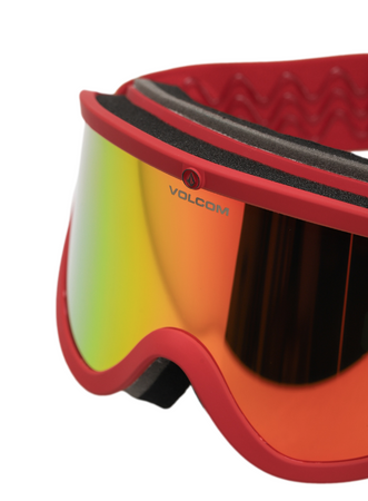 Gogle Volcom Footprints red/charamel red chrome