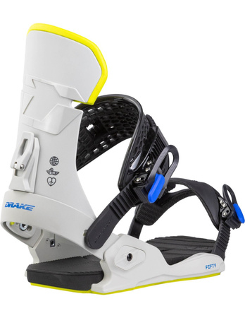 Męskie Wiązania snowboardowe - fifty grey/lime