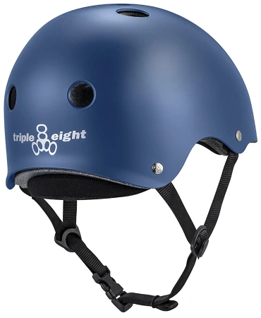Kask Triple eight - Deep Cover Navy Mat