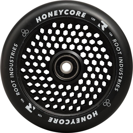Kółka Do Hulajnogi Wyczynowej Root Honeycore Black 120mm 2-pak