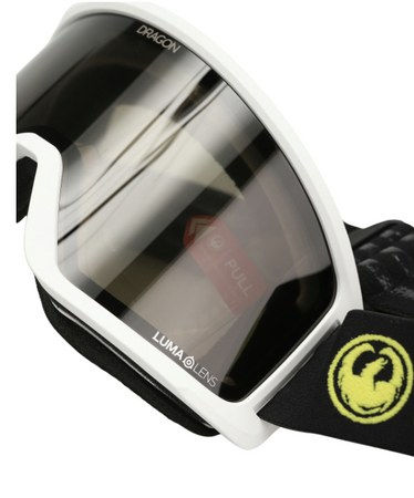 Gogle Snowboardowe - Dragon DX3 OTG white/lumalens pink ion