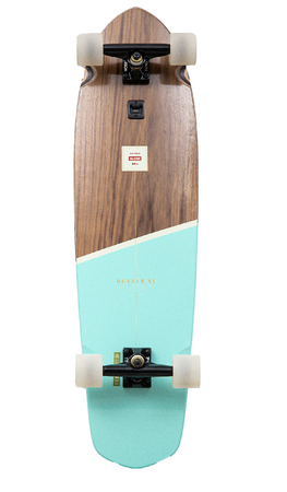 Longboard - Globe Blazer XL walnut/aruba blue