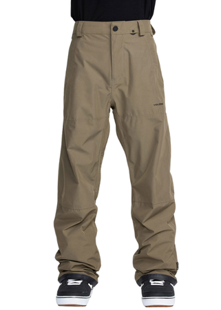 Męskie Spodnie snowboardowe - Volcom Dua Gore Tex military