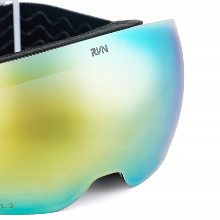Gogle Snowboardowe -  RVN by RAVEN X200 White