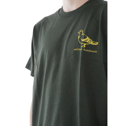 Koszulka Antihero - Basic Pigeon forest green /yellow