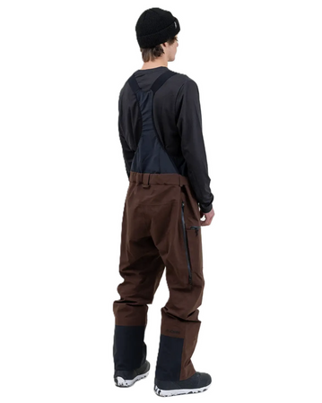 Spodnie snowboardowe Jones - Shralpinist Stretch Recycled 3L Bib Brown 