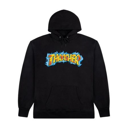 Bluza z kapturem Thrasher -   Graff Hoody Black