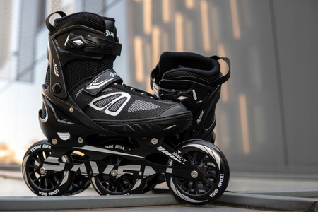 Rolki Regulowane Advance black BIG WHEELS 