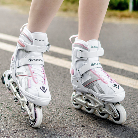 Rolki RAVEN Pulse White/Pink