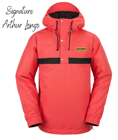 Męska Kurtka snowboardowa Volcom Longo Pullover orange 2024