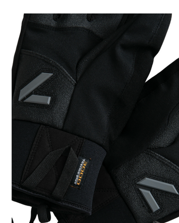 Męskie Rękawice - Level Matrix Gore Tex black grey