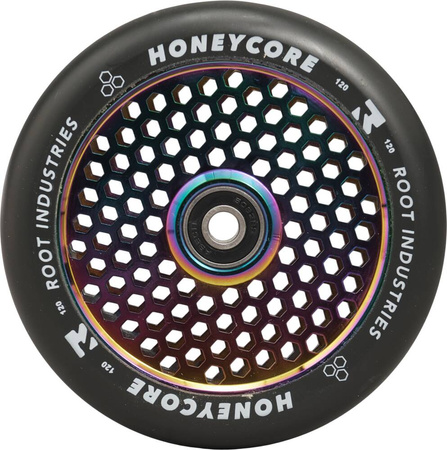 Kółka Do Hulajnogi Wyczynowej Root Honeycore Black 120mm 2-pak
