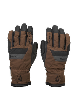 Męskie Rękawice snowboardowe Volcom - Cp2 Gore Tex Brown