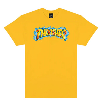 Koszulka Thrasher-  Graff Yellow