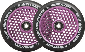 Kółka Do Hulajnogi Wyczynowej Root Honeycore Black 120mm 2-pak