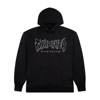 Bluza z kapturem Thrasher -  Metal Hoody Black