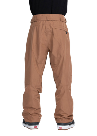 Męskie Spodnie snowboardowe - Volcom Dua Gore Tex Brown