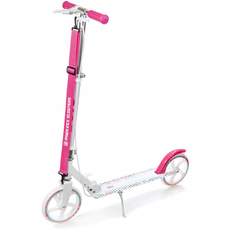 Hulajnoga Raven Dots White 200mm z hamulcem