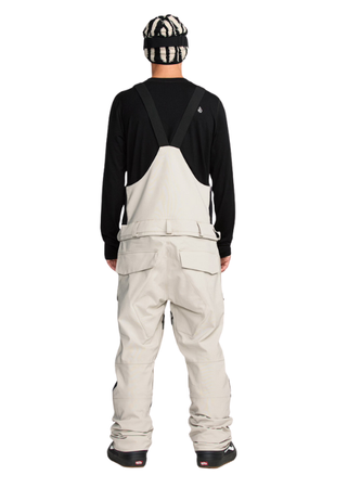 Męskie Spodnie snowboardowe Volcom Roan Bib Overall Stone