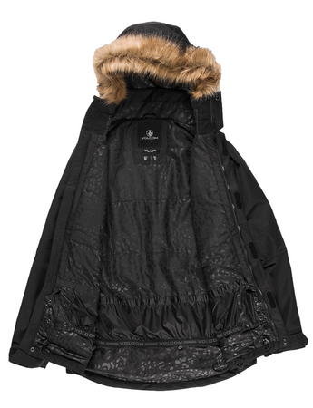 Damska Kurtka snowboardowa Volcom Fawn Ins Black