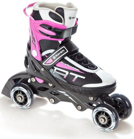 Rolki Regulowane RAVEN Profession Black/Pink