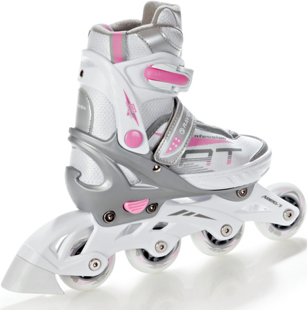 Rolki Regulowane RAVEN Profession White/Pink