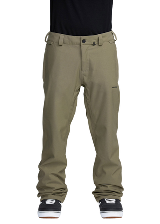 Męskie Spodnie snowboardowe Volcom Freakin Snow Chino Military