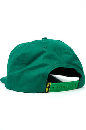 Czapka z daszkiem Antihero - ADJ Pigeon Round dark green