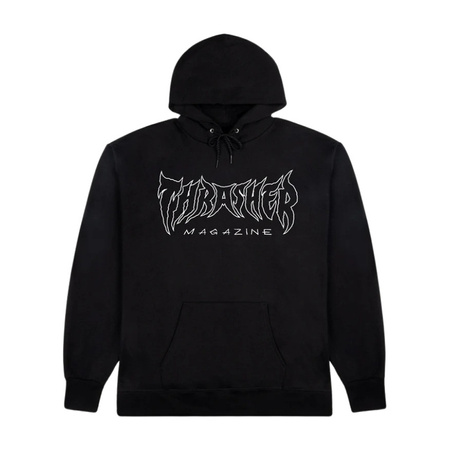 Bluza z kapturem Thrasher - Metal Hoody Black